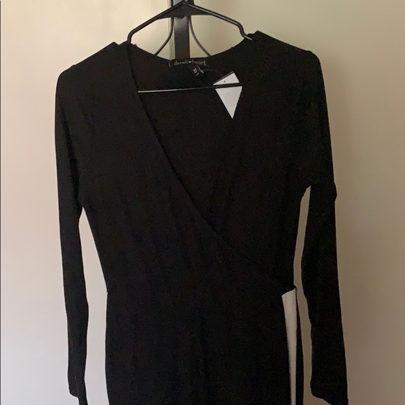 New Derek Heart black and white stripe Jumpsuit - Picture 4 of 8